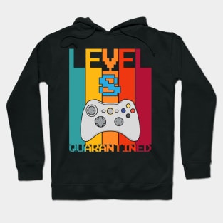 Level 8 Quarantined 8th Video Gamer Quarantine birthday Hoodie